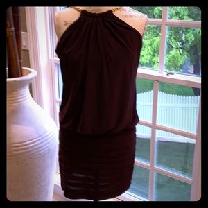 Plum color cashe dress